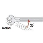 Očkoploché klíče Yato, sada 12 ks, 8-24 mm - YT-0362
