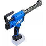 Zadní pohled na aku vytlačovací pistoli BGS 18V s držákem patrony – B7371