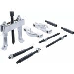 Rozložená sada stahovacích přípravků BGS s příslušenstvím a šrouby – B74569