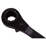 Ráčnový klíč očkový (lešenářská ráčna) 19 x 21 mm - HT191408