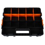 Plastový kufřík na drobný materiál, 17 přihrádek - MW382