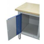 Pracovní dílenský stůl se skříňkou na nářadí - TSK7513-L