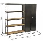 Regálový systém s dílenskou skříní - AH1003