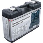 Kufr se štítkem a parametry sady pneumatických vytahováků BGS – B91120