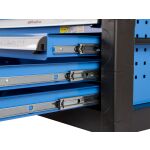 Přenosná skříňka na nářadí se 4 zásuvkami, AHProfi - AH010003