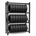 Stojan na pneumatiky HEAVY DUTY, 1200 x 500 x 1800 mm, 4 police - AH012518