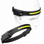 Flexibilní LED čelovka se senzorem pohybu