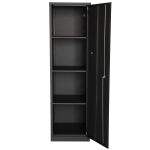 Jednokřídlá celokovová dílenská skříň 600 x 600 x 2090 mm - AH082