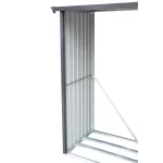 Detail bočního panelu kovového dřevníku - AH101500