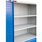 Nastavitelné police v kovové dílenské skříni AHProfi – AH10500