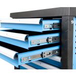 Dílenský vozík modrý se 7 zásuvkami - AH12272AP