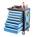Dílenský vozík modrý s děrovanou deskou - AH12272AP