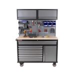 Pojízdný dílenský stůl osazený nářadím - AH1371A