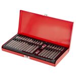 Sada bitů 40 ks, profily H, M, T v kovovém pouzdře + Ráčna na bity Licota - AH144101BAL