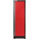 Celokovová úzká dílenská skříň PROFI RED 600x610x2000 mm - AH2220-R