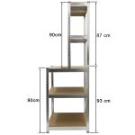 AHProfi policový regál s pracovní plochou - AH3004