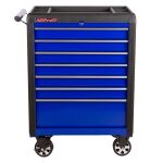 AHProfi vybavený modrý vozík na nářadí se 7 šuplíky - AH3107pena
