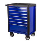 Modrý pojízdný dílenský vozík - AH3107PROFI