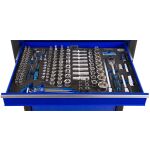 Pěnová výplň LICOTA s profesionální gola sadou v dílenském vozíku - AH3107PROFI