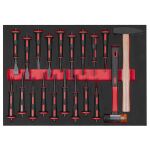 Sada sekáčů a vyrážečů v pěnové výplni - AH61360R