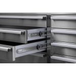 Pojezdy s kuličkovými ložisky pro hladký chod zásuvek dílenského vozíku - AH7218