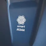 Modrý kryt plničky klimatizací s označením Smart R134A – ARCTIC SMART R134A