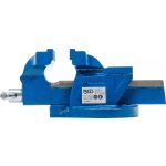 Boční pohled na paralelní svěrák BGS 80 mm s litinovou konstrukcí - B58255
