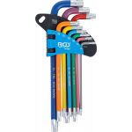 Sada úhlových šroubováků Torx, barevné, 9 kusů - B74458