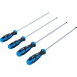 Extra dlouhé šroubováky TORX v sadě 4 kusů, chrom-vanadová ocel, velikosti T15-T30 - B74541