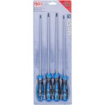 Balení sady šroubováků TORX, velikosti T15-T30, extra dlouhé čepele, ergonomické rukojeti - BGS 74541