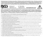 Bezpečnostní pokyny a informace k prodloužené šestihranné hlavici 95 mm - B5500-95