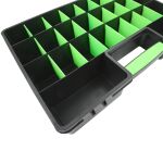 Plastový organizér s odnímatelným víkem, 26 přihrádek, F10258