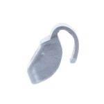 Naklepávací vyvažovací zinkové závaží s šedým lakem pro plechové disky, 45 g - F13009