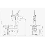 Rozměry zouvačky pneumatik 6 - 28