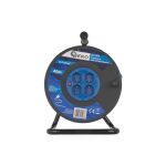 Bubnový prodlužovací kabel GEKO 40 m se čtyřmi zásuvkami 230V – G17509