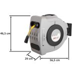 Samonavíjecí buben s hadicí pro stlačený vzduch 20 m - GQ200