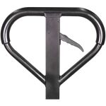 Černé otočné madlo paletového vozíku s ovládací páčkou, ergonomický design, Güde 24326