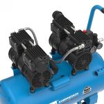 Tichý kompresor Güde Airpower 275/8/50 Silent, 2 elektromotory - GU50138