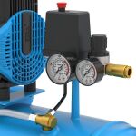 2 manometry na bezolejovém kompresoru Güde AIRPOWER 270/8/50 SILENT pro přesné řízení tlaku - GU50143