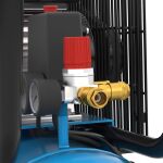 Elektromotor a chladicí mřížka zajišťující bezpečný provoz kompresoru - GU50145