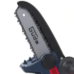 Detail vodicí lišty 195 mm a řetězu s ochraným krytem pily Güde - GU58643
