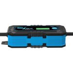 Boční pohled na nabíječku autobaterií Güde 12V/6V-4A s  LCD displejem - GU85145