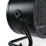 Detail výklopného stojanu keramického přímotopu Güde GH 3000 K – GU85199