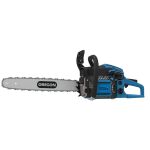 Boční pohled na řetězovou pilu Güde KS 450-55 s lištou o délce 450 mm - GU95044