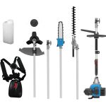 Kompletní sestava multifunkčního křovinořezu se všemi nástavci a příslušenstvím - GU95200