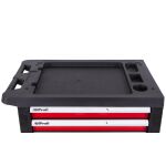 Pracovní plocha z tvrzeného plastu na dílenském vozíku pro elektrikáře - H14019VDE