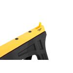 Detail horní žluté části skládací kozy na dřevo s logem Hoteche - HT490314