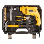 Sada nářadí s elektrickou příklepovou vrtačkou - HTP800212