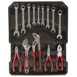 Sada kleští a klíčů v hliníkovém kufru - K6101