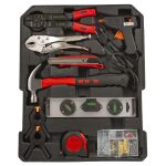 Sada ručního nářadí v hliníkovém kufru - K6101